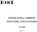 Icon of LC-X80 RS-232 Extended Serial Commands